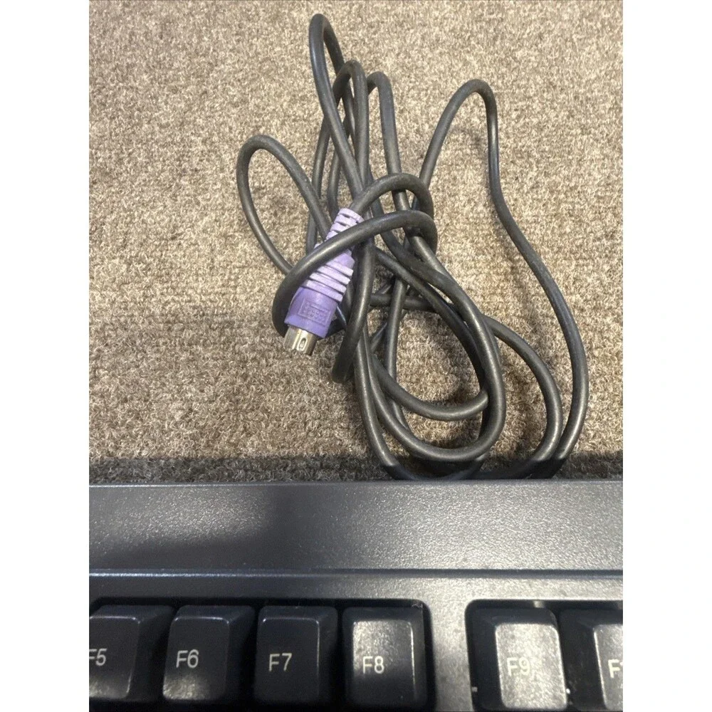IBM Black Wired Keyboard KB-9910 Works